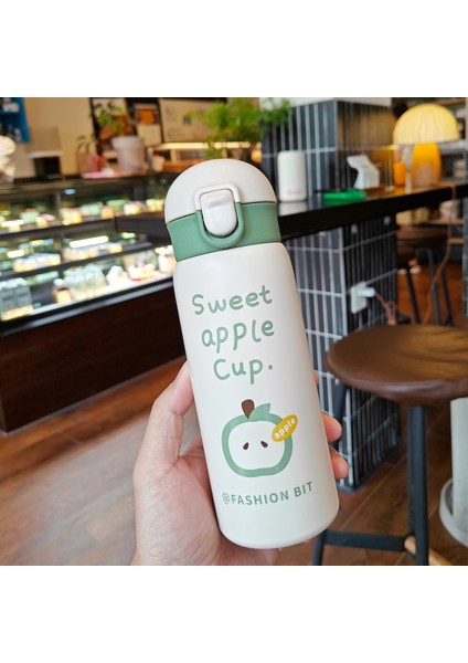 Yalıtımlı Kupa Sevimli Öğrenci Düz Içme Kupa Hediyelik Kupa (Yurt Dışından)