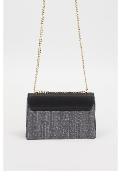 Siyah Gold Toka Detaylı Omuz Çantası indirimleri