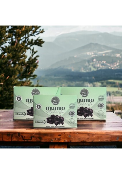 Mumiyo(Shilajit) İçeren Takviye Edici Gıda 3'lü 90 Tablet - Yüksek Dağlardan Gelen Şifa Mumiyo fiyatları
