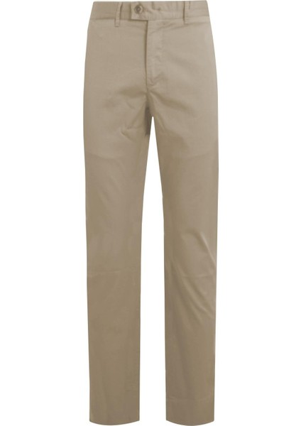 Açık Bej Slim Fit Chino Pantolon
