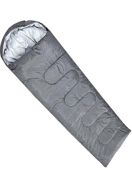 30CM X75 Gri Uyku Tulumu 5/15 Derece, Hafif ve Konforlu, Dayanıklı Tasarım