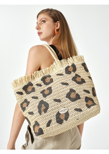 Kadın Hasır El Çantası 05PC25Y1512 modelleri