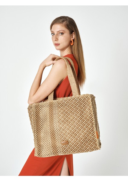 Kadın Hasır Omuz Çantası 05PC25Y1501 modelleri