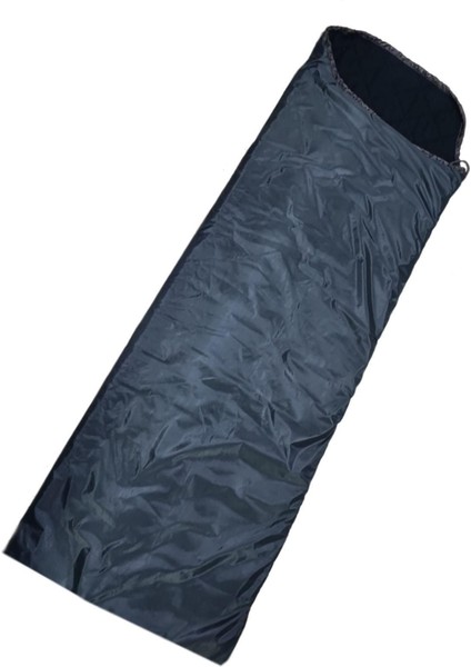 35 Derece Su Geçirmez Iç Polarlı Lacivert Uyku Tulumu