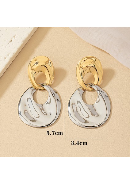 Kişiselleştirilmiş Moda Küpeler Kadın Avrupa ve Amerikan Kişiliği Tatlı ve Sevimli Trend Küpeler (Yurt Dışından) modelleri