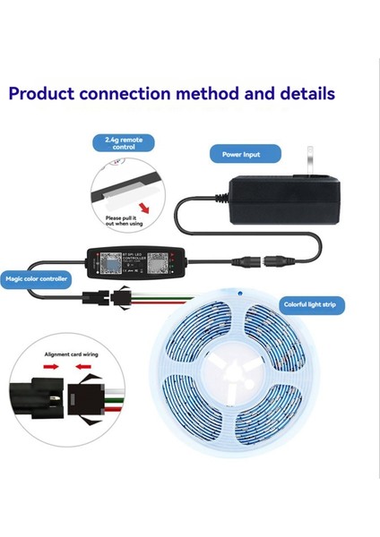 LED Bluetooth Müzik Kontrol Cihazı Piksel Işık Şeridi Için Dc 12V-24V (Yurt Dışından) indirimleri