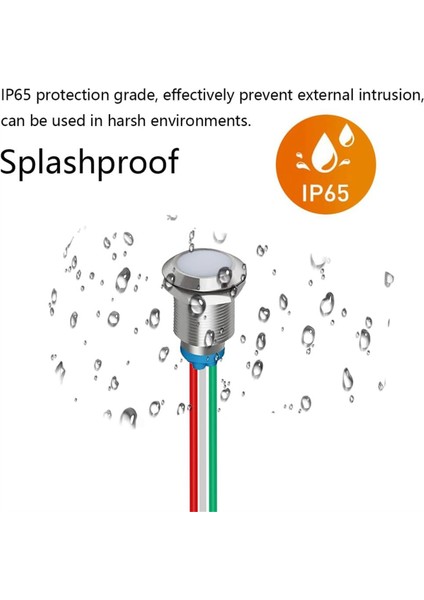 Iki Renkli Yeşil ve Kırmızı 12MM 12 Inç Enerji Tasarrufu Gösterge Işığı (Yurt Dışından) indirimleri