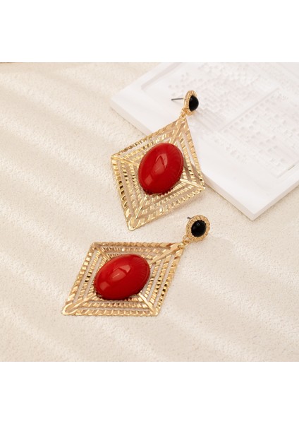 Kişiselleştirilmiş Moda Küpeler Kadın Avrupa ve Amerikan Kişiliği Tatlı ve Sevimli Trend Küpeler (Yurt Dışından)