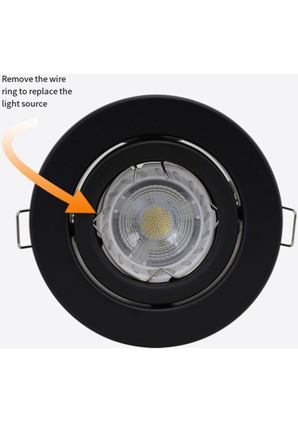 MR16 GU10 Ampul Tutucu Gömme Spot Işık Için LED Spot Çerçevesi A (Yurt Dışından) fırsatları