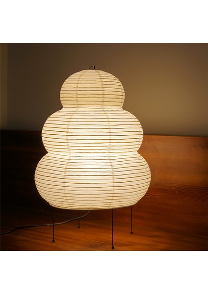 LED Japon Pirinç Kağıdı Dekor Masa Lambası Modern Gece Lambası Ab Fişi (Yurt Dışından) indirimleri