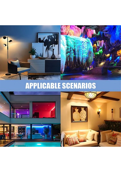 Tuya Ampul 4'lü Paket GU10 Rgb Cw+ LED Ampuller D (Yurt Dışından)