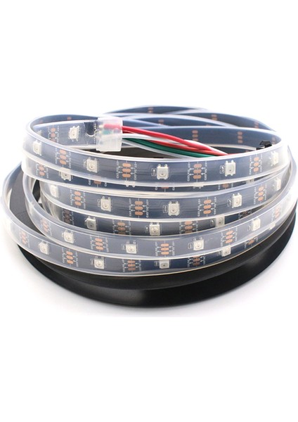 5m WS2812B LED Şerit 5V 9674 Piksel Led'ler IP20 Su Geçirmez 96LED (Yurt Dışından)