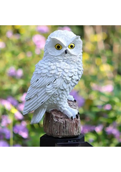 Sevimli Reçine Lamba Güneş Enerjili LED Gece Işıkları Su Geçirmez Lambalar A (Yurt Dışından)