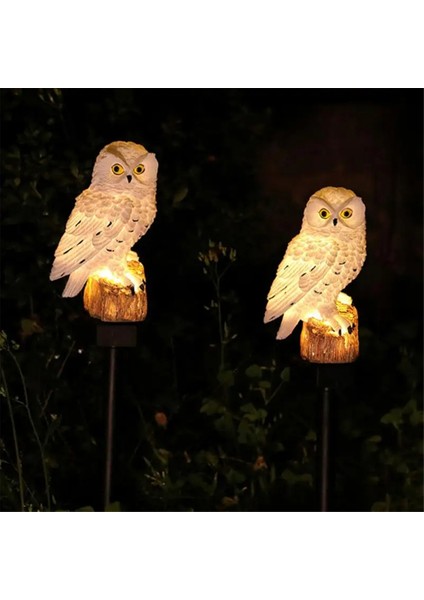 Sevimli Reçine Lamba Güneş Enerjili LED Gece Işıkları Su Geçirmez Lambalar A (Yurt Dışından) modelleri