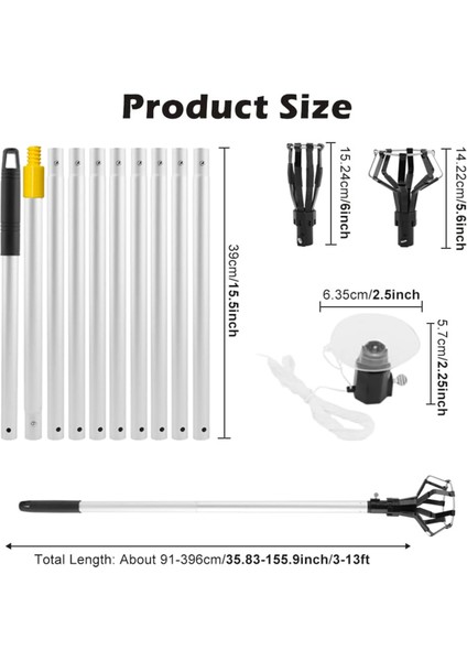 Yüksek Tavanlar Için 3-13FT Monte Edilmiş Ampul Değiştirici (Yurt Dışından) fiyatları