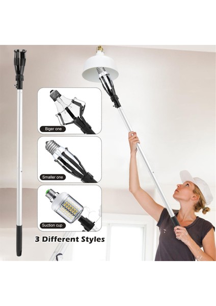 Yüksek Tavanlar Için 3-13FT Monte Edilmiş Ampul Değiştirici (Yurt Dışından) fırsatları