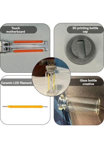 USB Araba Iç Atmosfer Işıkları Yatak Odası Için Tak-Çalıştır Beyaz Işık (Yurt Dışından) fırsatları
