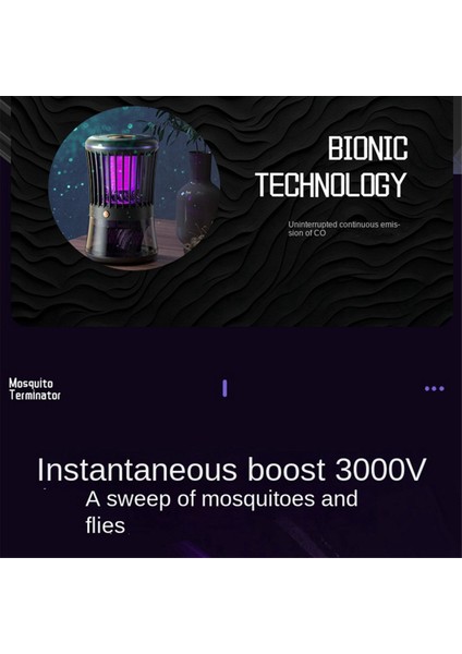 Sessiz Elektrikli Sinek Yakalayıcı Sinek Tuzakları Açık Hava Ev Sinek Tuzağı (Yurt Dışından)