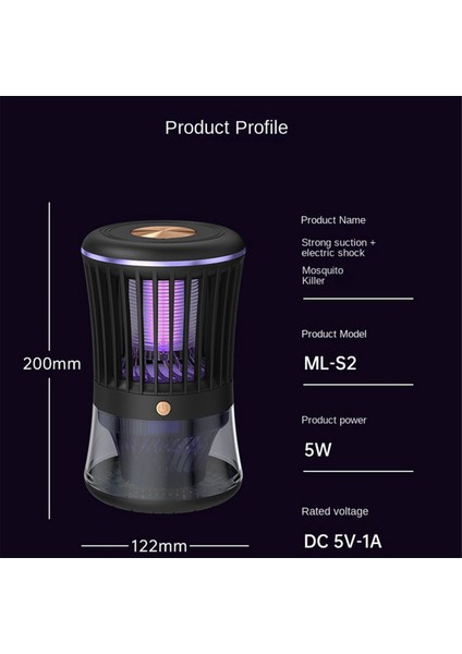 Sessiz Elektrikli Sinek Yakalayıcı Sinek Tuzakları Açık Hava Ev Sinek Tuzağı (Yurt Dışından) fırsatları