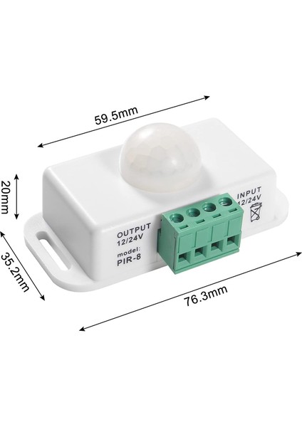 Dc 12V24V 8A Vücut Kızılötesi Pır Hareket Sensörü Anahtarı LED Işık (Yurt Dışından) modelleri