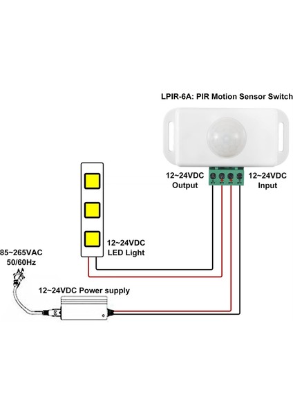 Dc 12V24V 8A Vücut Kızılötesi Pır Hareket Sensörü Anahtarı LED Işık (Yurt Dışından) indirimleri