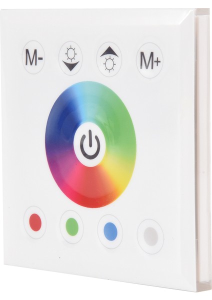 DC12V-24V Rgb Rgbw Duvara Monte Dokunmatik Panel Kontrol Cihazı Beyaz (Yurt Dışından) fırsatları