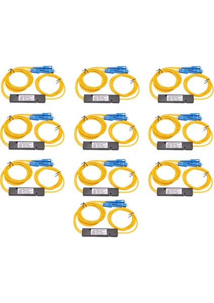 10 Adettakım Ftth Sc Upc 1x2 Plc Tek Modlu Fiber Optik Ayırıcı (Yurt Dışından) indirimleri