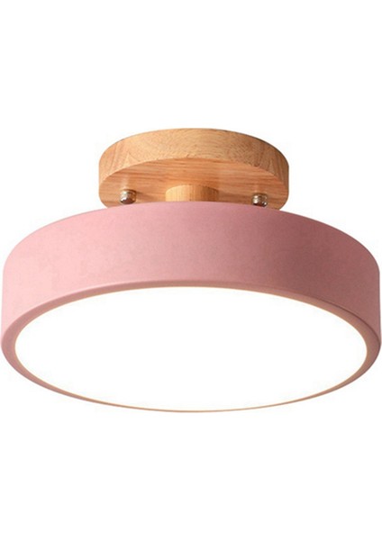 Pembe Tavan Aydınlatmaları Modern LED Iskandinav Ahşap Aydınlatma Armatürü (Yurt Dışından)