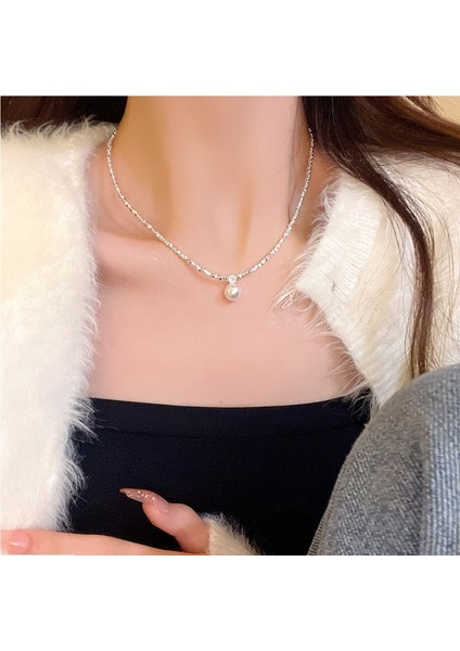 Gümüş Inci Kolye (Yurt Dışından) modelleri