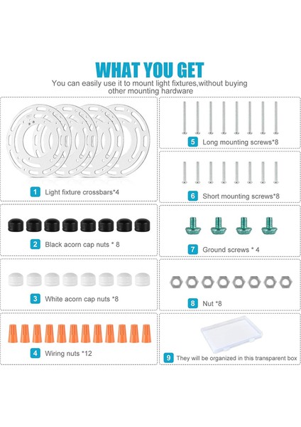 Yükseltilmiş 4'lü Paket Evrensel Lamba Montaj Braketleri (Yurt Dışından) indirimleri