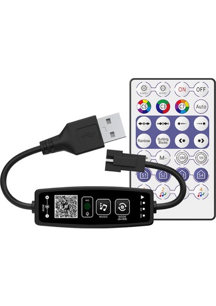 LED Kontrol Cihazı Bluetooth Müzik 28 Tuşlu Uzaktan Kumanda USB 5V (Yurt Dışından) modelleri