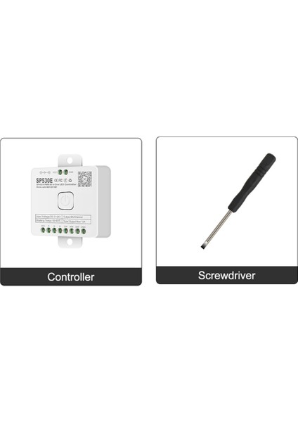 Wifi LED Kontrol Cihazı SP530E Pwm Spı Pikseller Ses Kontrolü ile Dimmer (Yurt Dışından)