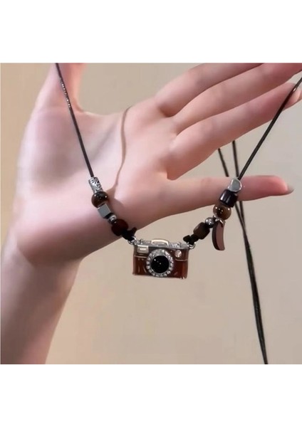 Kahverengi Kamera Kolyesi Ayarlanabilir (Yurt Dışından) fiyatları