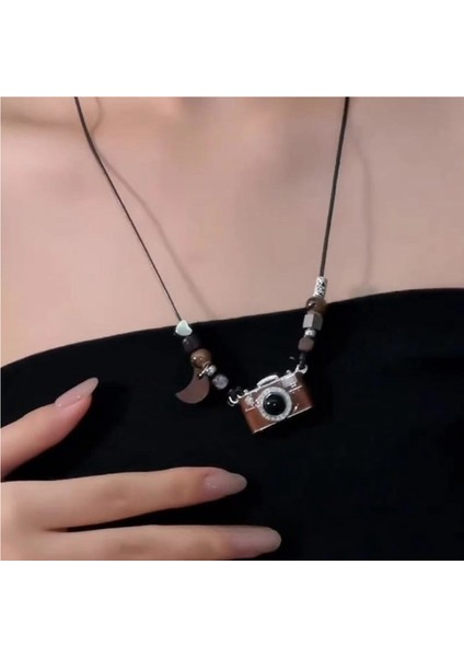 Kahverengi Kamera Kolyesi Ayarlanabilir (Yurt Dışından) modelleri