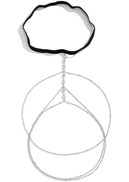 Üç Katlı Püskül Bacak Zinciri Yaz Yeni Moda Aksesuarlar Sıcak Kız Çok Yönlü Vücut Zinciri (Yurt Dışından)