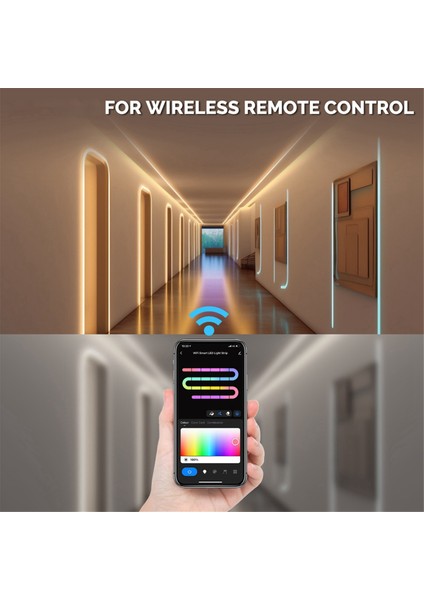 Wifi Graffiti LED Şerit Işıkları Uygulama Zamanlama Renk Ayarı 1600MP Ab Fişi (Yurt Dışından) fiyatları