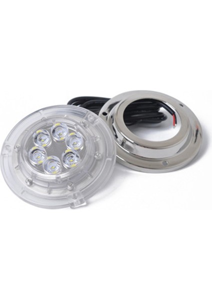 DC10-30V 15W LED Rıhtım Güvertesi Yat Sualtı Lambası TP019019 Beyaz Lamba (Yurt Dışından)