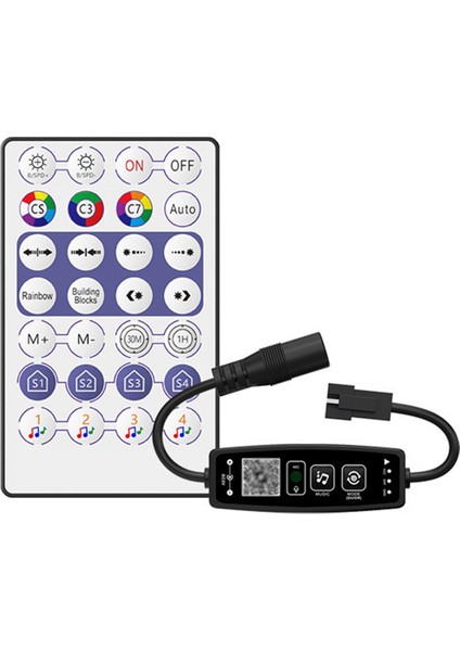 LED Kontrol Cihazı Bluetooth Müzik 28 Tuşlu Uzaktan Kumanda DC12V-24V (Yurt Dışından) modelleri