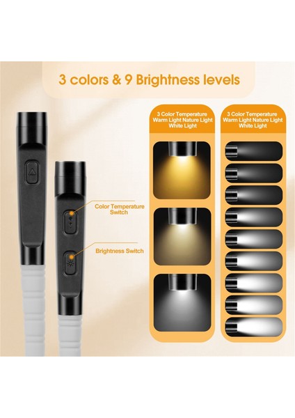 LED Boyun Kitap Işığı Taşınabilir LED Kamp Okuma Çok Yönlü Işık (Yurt Dışından) fırsatları