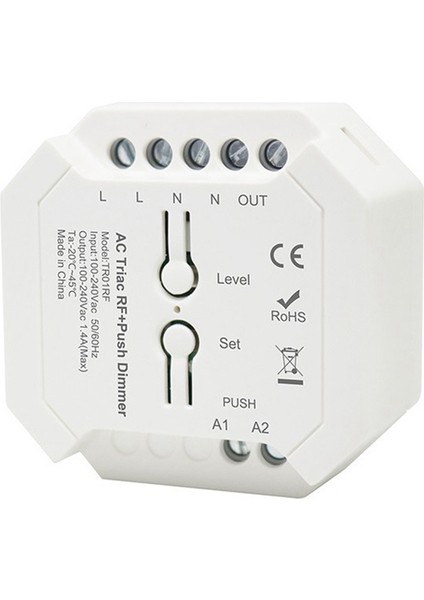 2.4g Rf Triac LED Kontrol Cihazı Akıllı Dimmer Uzaktan Kumanda 100V-240V A (Yurt Dışından)