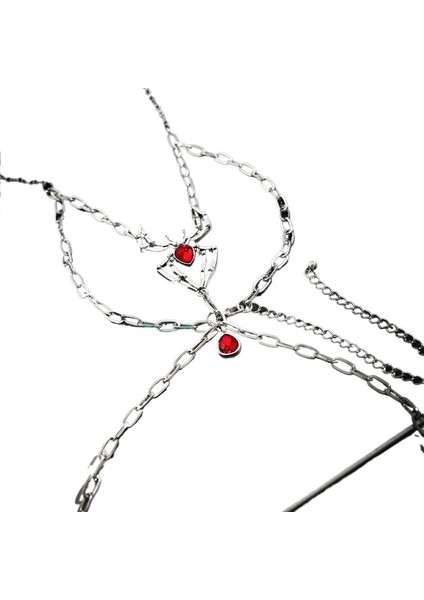 Yaz Koyu Örümcek Su Damlası Kolye Uyluk Zinciri Tatlı Serin Elastik Zincir Vücut Zinciri (Yurt Dışından) fiyatları