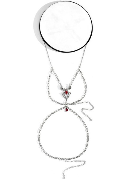 Yaz Koyu Örümcek Su Damlası Kolye Uyluk Zinciri Tatlı Serin Elastik Zincir Vücut Zinciri (Yurt Dışından) modelleri