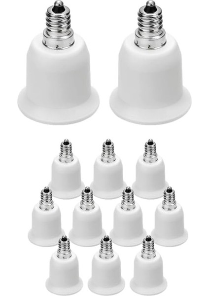 E12'DEN E26'YA Adaptör E12 Işık Soketi Orta Taban E26 E27 Dönüştürücü (Yurt Dışından)