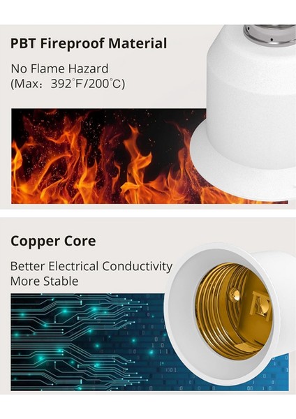 E12'DEN E26'YA Adaptör E12 Işık Soketi Orta Taban E26 E27 Dönüştürücü (Yurt Dışından) indirimleri