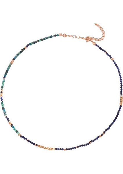 2025 Yeni Stil Niş Renkli Boncuklu Kolye Kadın Moda Hafif Lüks Istifleme Su Damlası Kolye Köprücük Kemiği Zinciri Kişilik (Yurt Dışından) modelleri