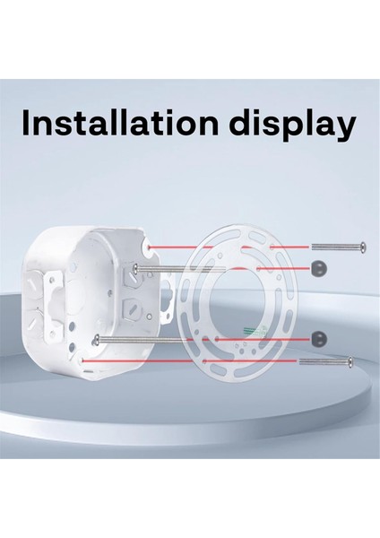 2 Paket Aydınlatma Armatürü Montaj Braketleri Tavan Aydınlatma Montaj Plakası (Yurt Dışından) modelleri