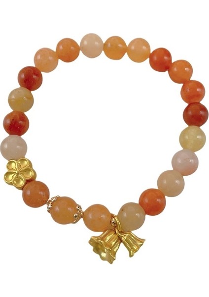 Yeni Stil Bilezik Çan Yaprakları Kadın Üst Düzey Bilezik Boncuklu Takı Degrade Kadın Takı (Yurt Dışından)