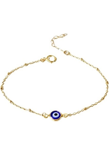 Boho Nazar Boncuğu Bilezik Mavi Gözler Moda Bilezik (Yurt Dışından)
