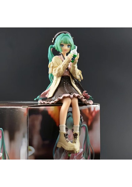 Hatsune Prenses Ekselansları Sonbahar Elbisesi Örgü Günlük Sütlü Çay Sıkıştırılmış Bubble Noodle Masaüstü Aranjmanı (Yurt Dışından)