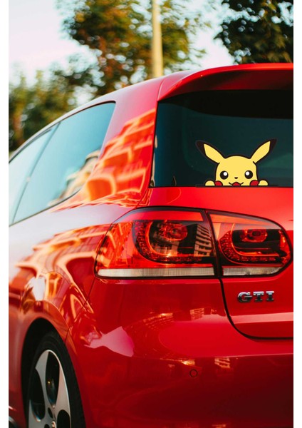 Pika Pika Motorsiklet, Laptop, Kask, Araba Sticker 15X9 cm fiyatları